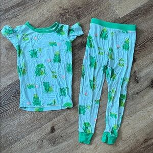 Little Sleepies Leapin Love Two Piece Bamboo Pajamas